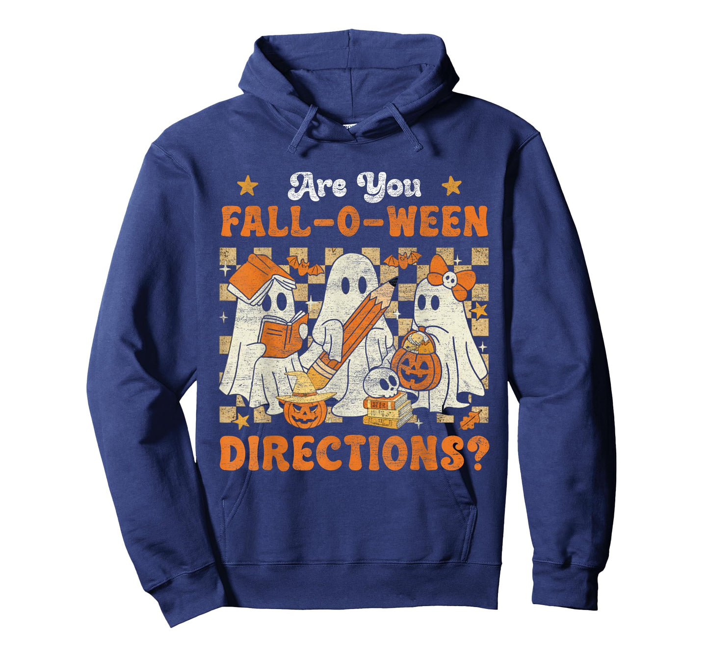 Funny are You Fall O Ween Directions Teacher Halloween Ghost T-Shirt