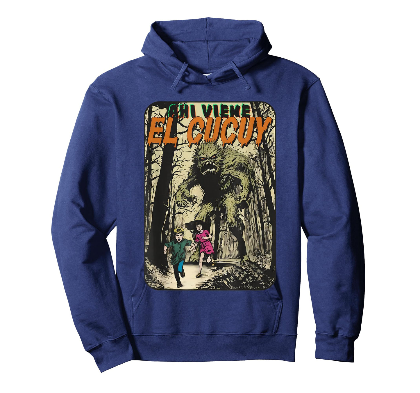 Aqui Viene El Cucuy Scary Monster Folklore Halloween T-Shirt
