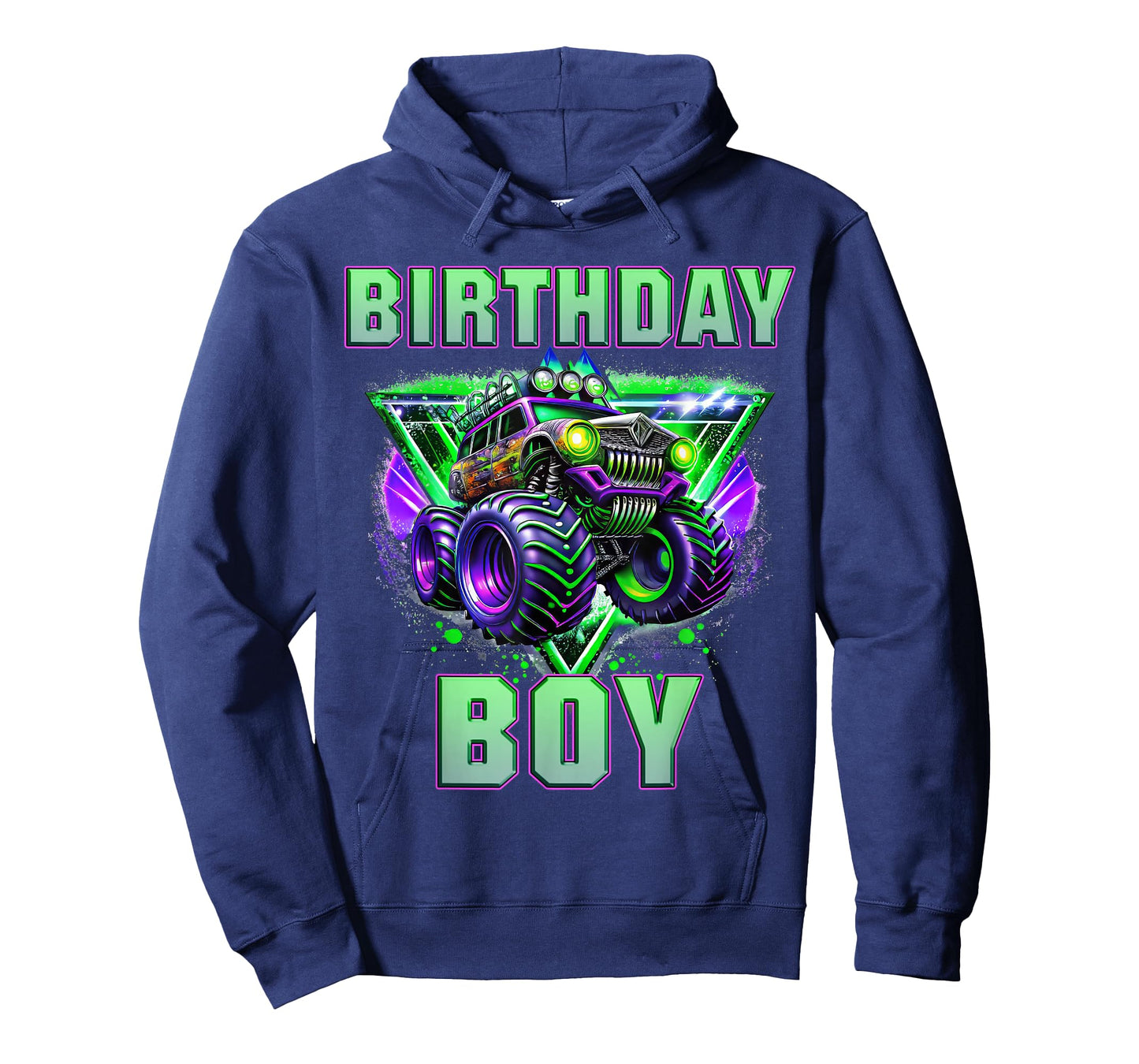 Birthday Boy Monster Truck Are My Jam Shirt Bday Party Kids T-Shirt