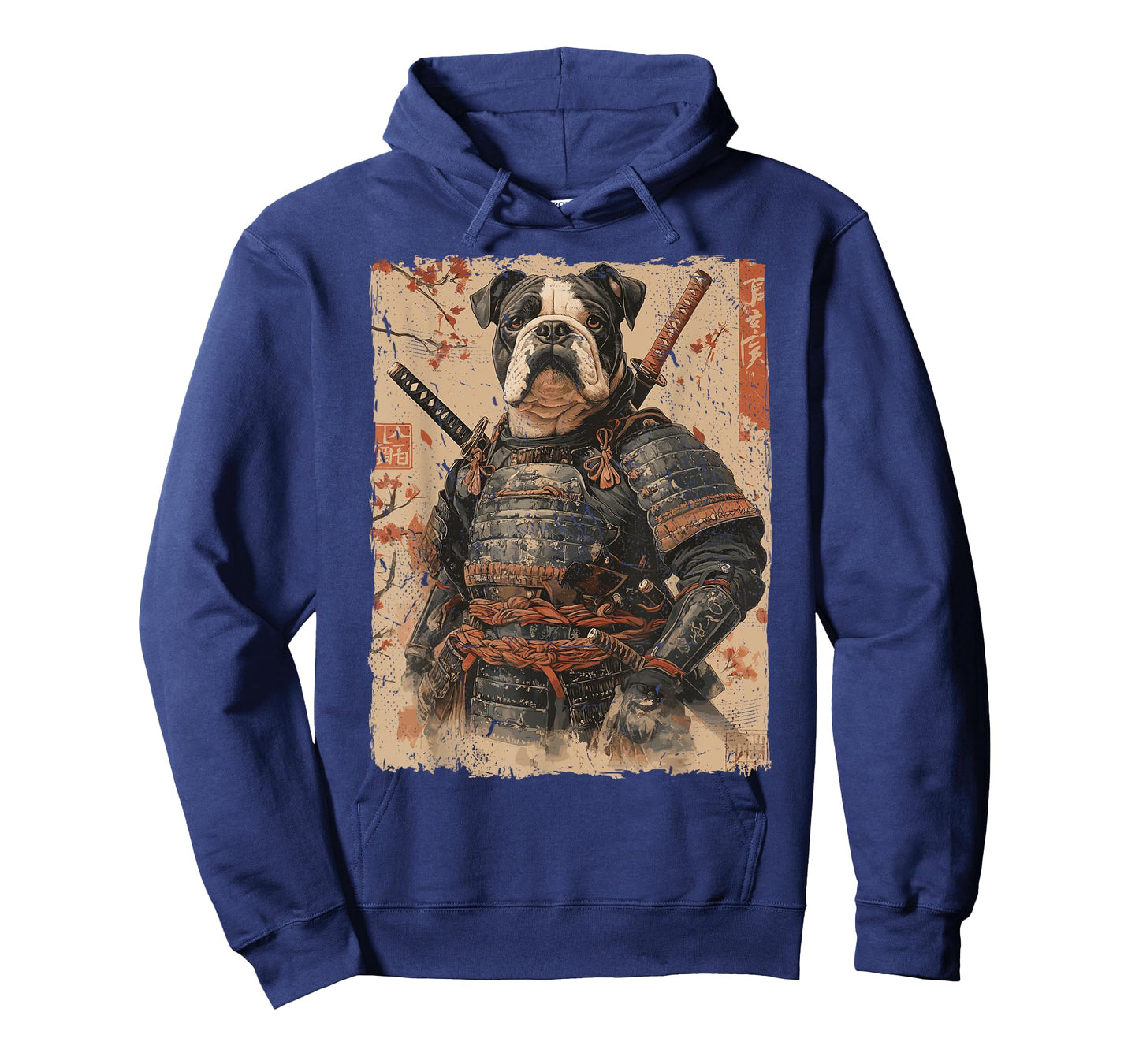 Samurai Dog Warrior Japanese Ukiyo-e Artwork Dog Samurai T-Shirt for Men Women Kids