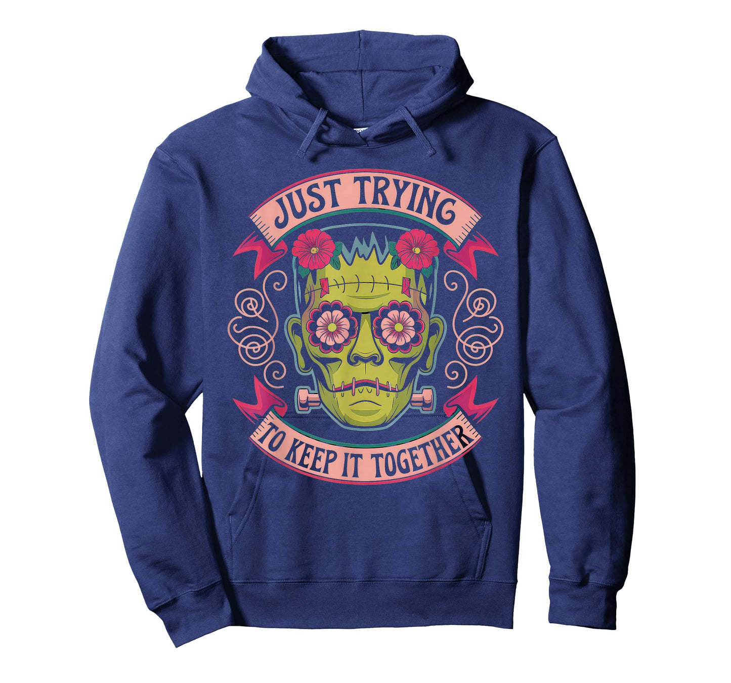 Just Trying to Keep It Together Shirt Halloween Frankenstein T-Shirt