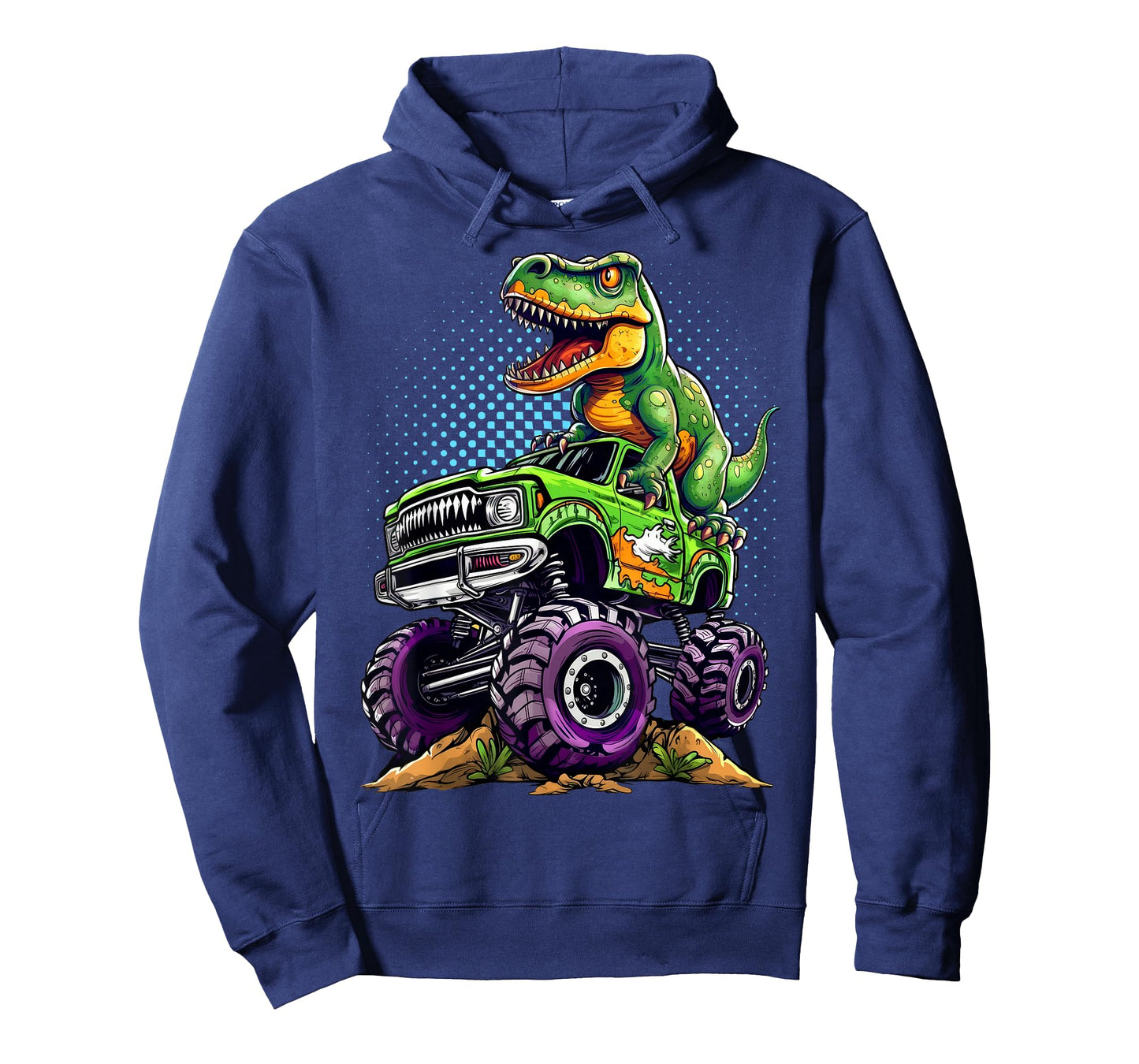 Monster Truck Dinosaur T-Rex Birthday Boy T-Shirt