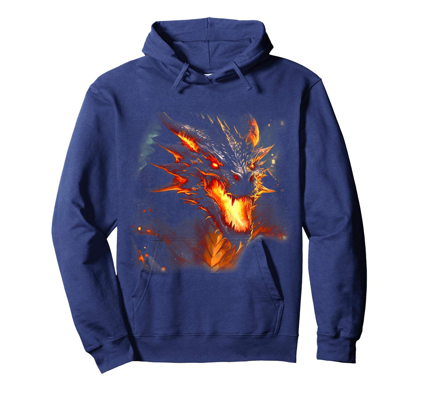 Fire Dragon Head Mythical Dragon Love Breathing Fire Fantasy T-Shirt