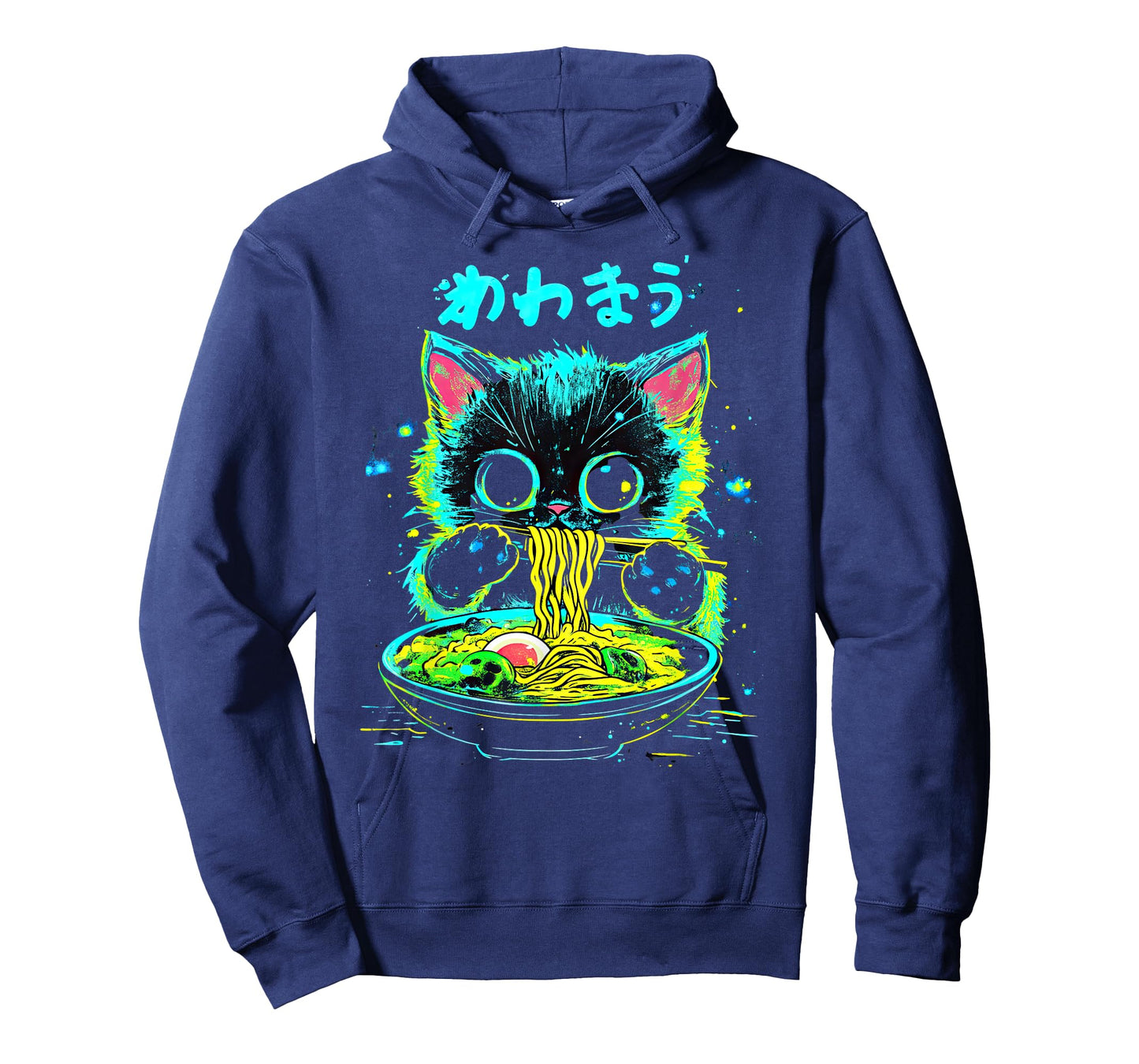 Anime Ramen Cat Japanese Retro Noodles Aesthetic Kawaii Cat T-Shirt