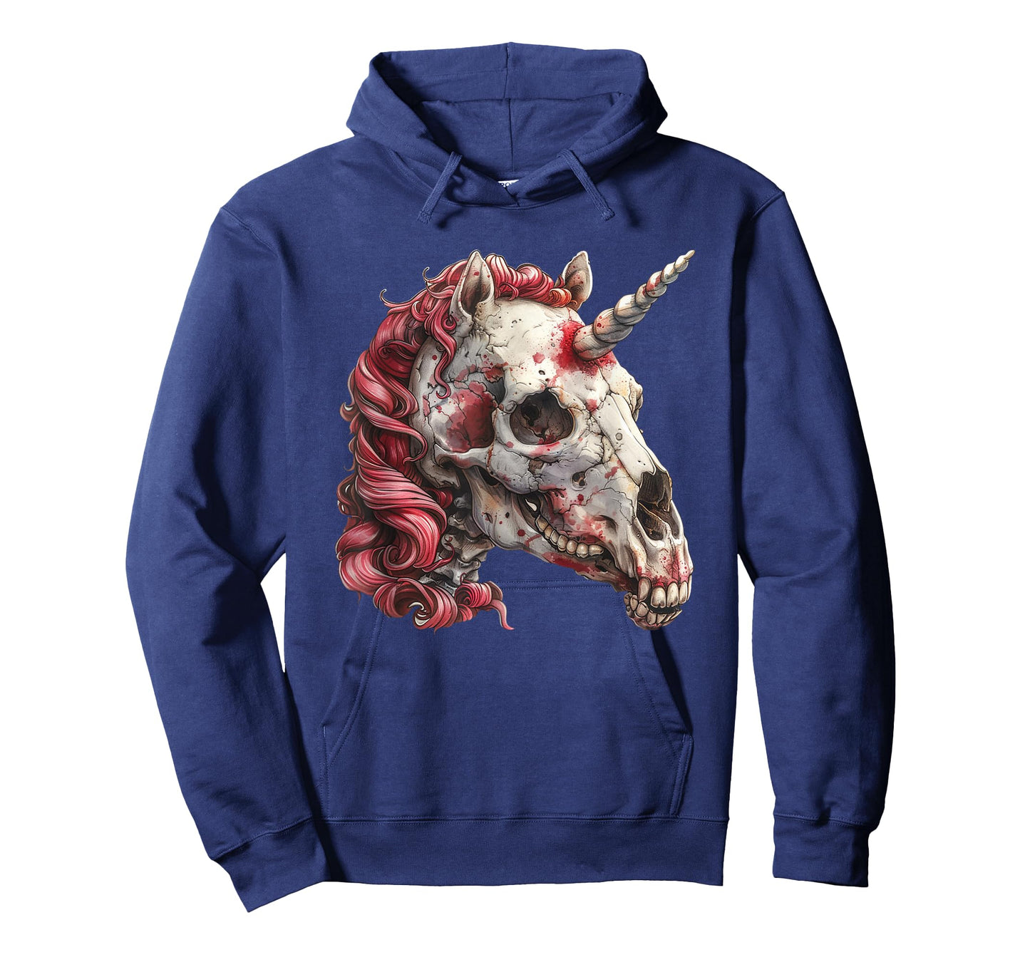 Skeleton Head Of A Unicorn - Unicorn Halloween Kawaii T-Shirt