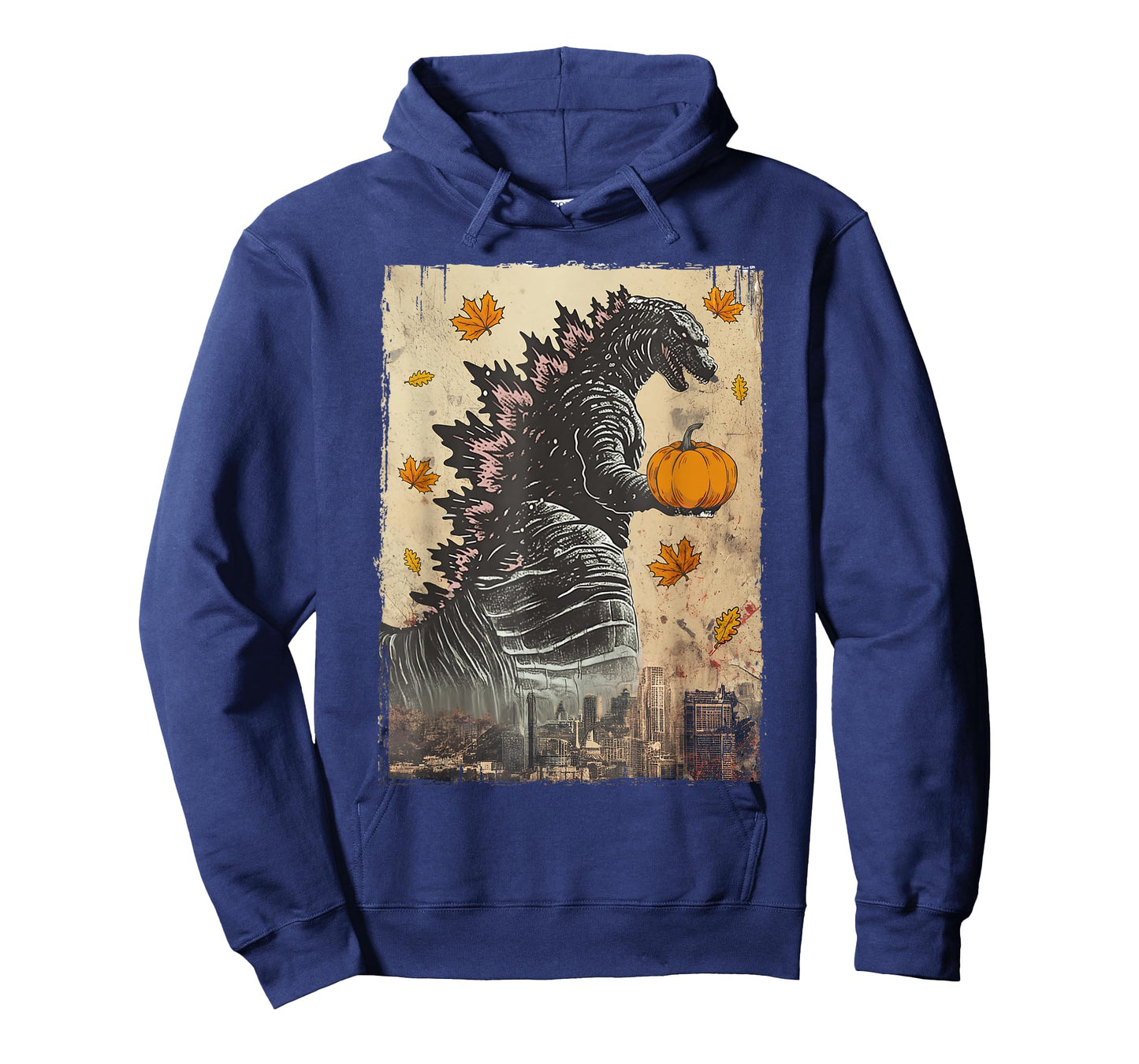 Kaiju Thanksgiving Shirt Pumpkin Fall Monster Japanese Art T-Shirt