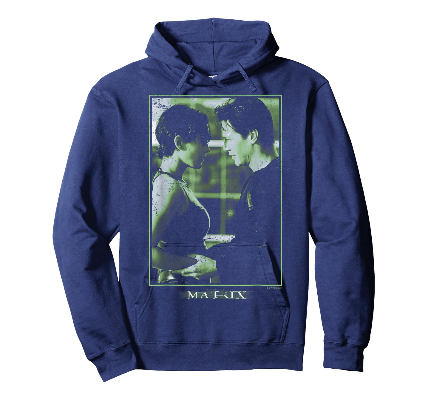 The Matrix Neo and Trinity Portrait Centered T-Shirt