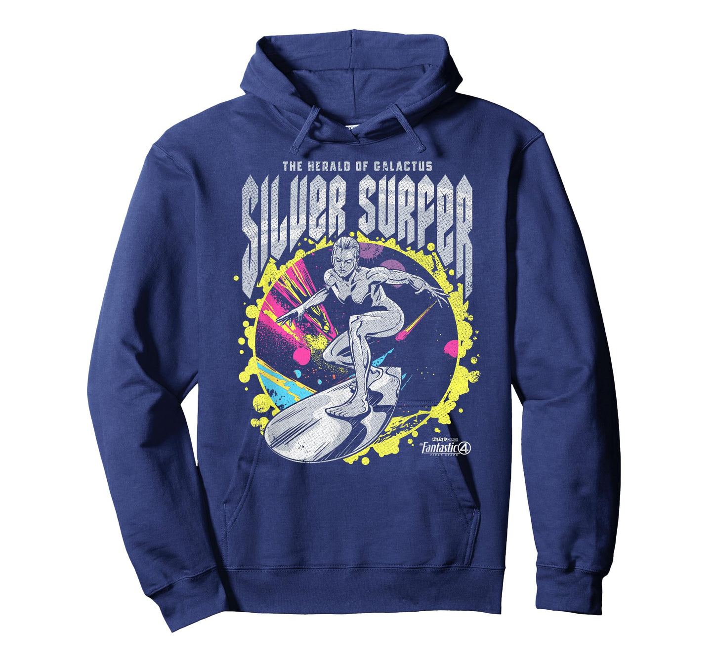 Marvel The Fantastic Four: First Steps Silver Surfer Faded T-Shirt
