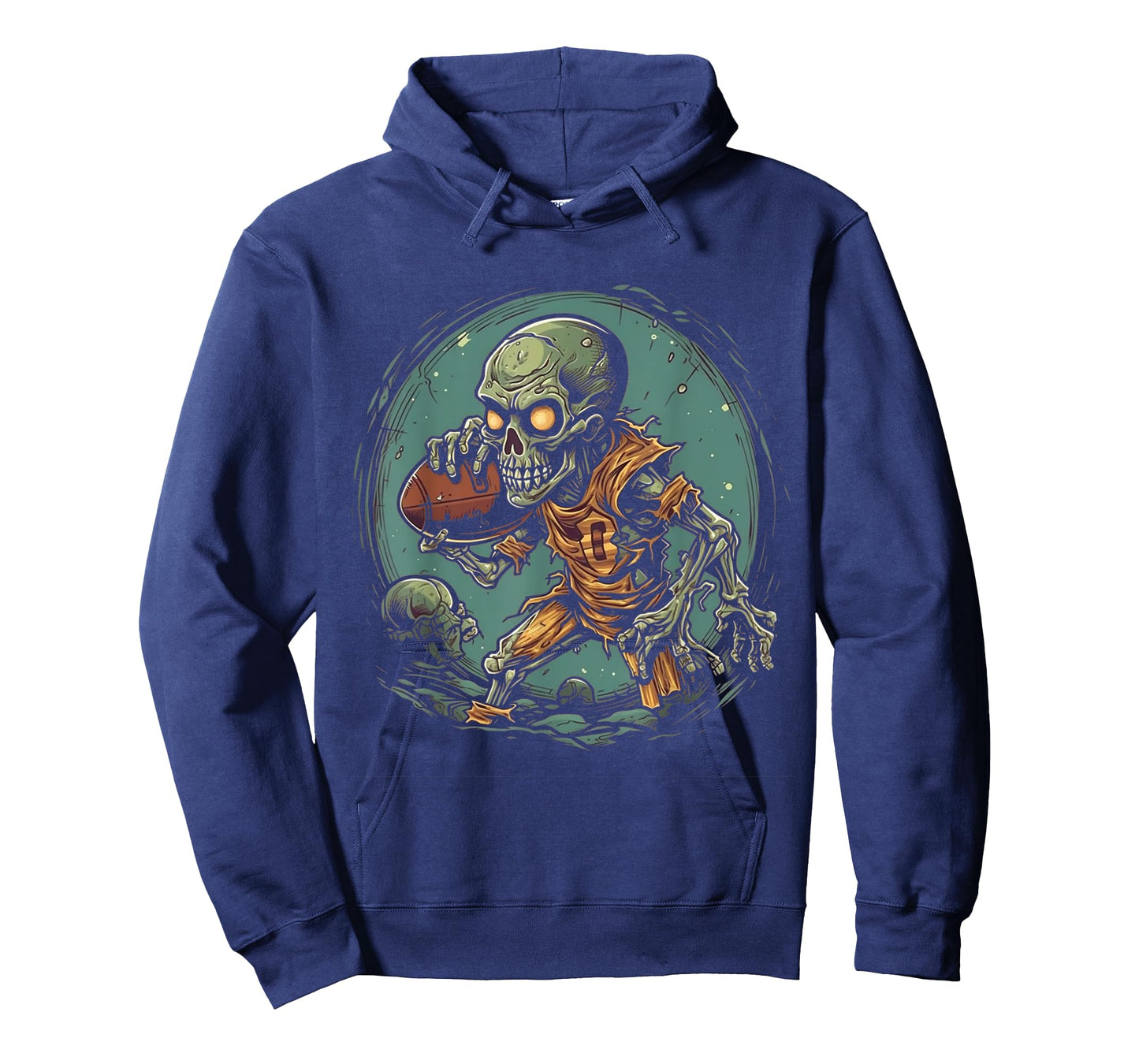 Zombie Football Player Halloween Costume Sport Men Boys T-Shirt