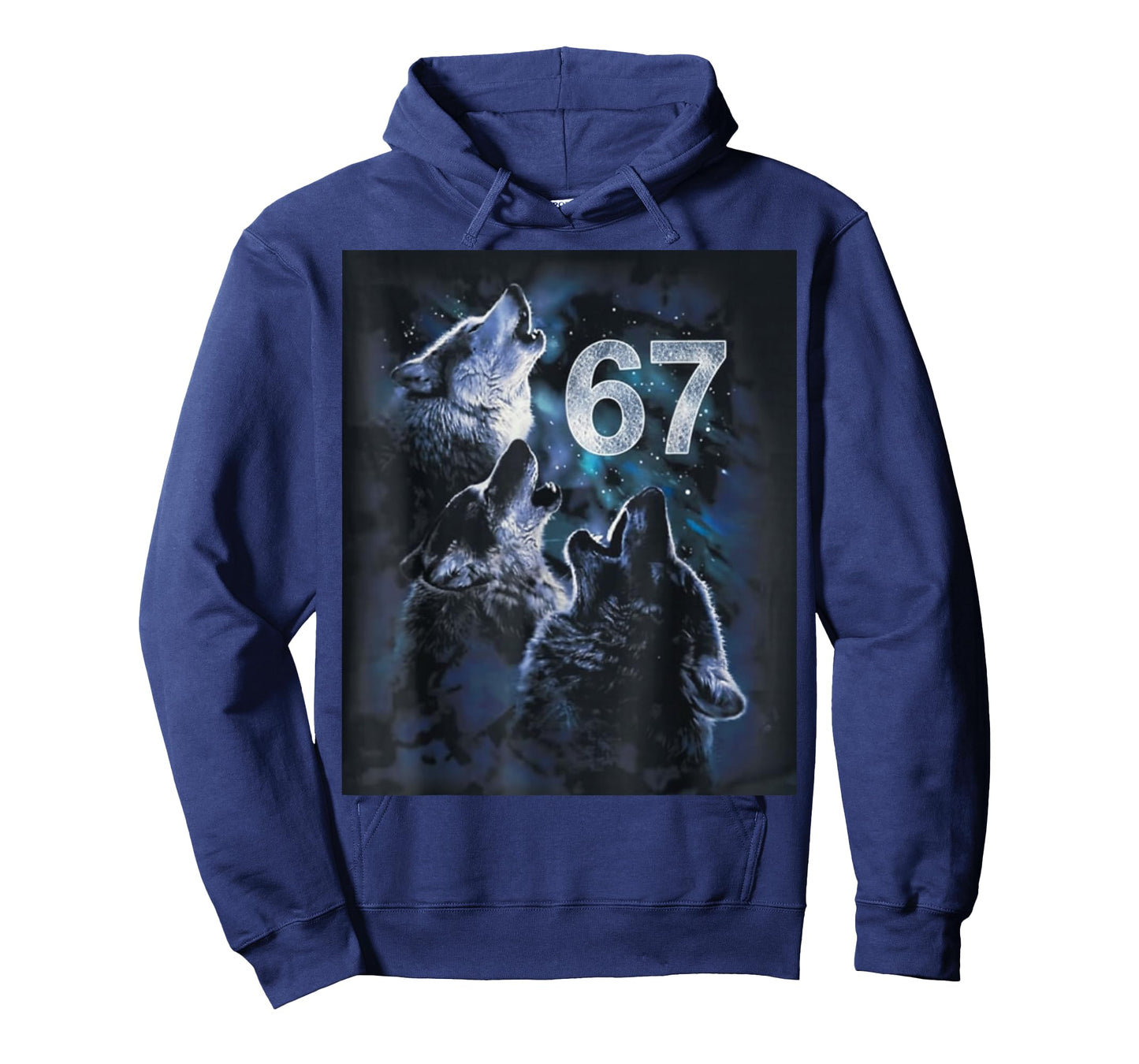 Wolf Howling at The Moon 67 T-Shirt 6 7 Halloween 67 Wolf 67 T-Shirt