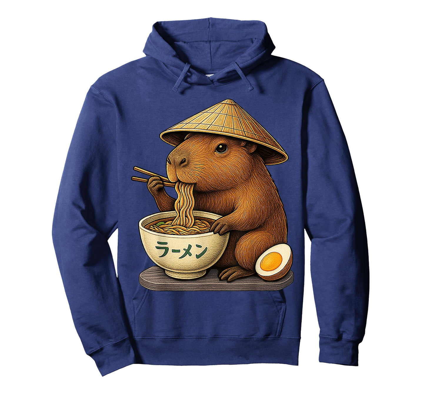 Capybara Eating Japanese Ramen Kawaii Anime tee Funny Kids T-Shirt