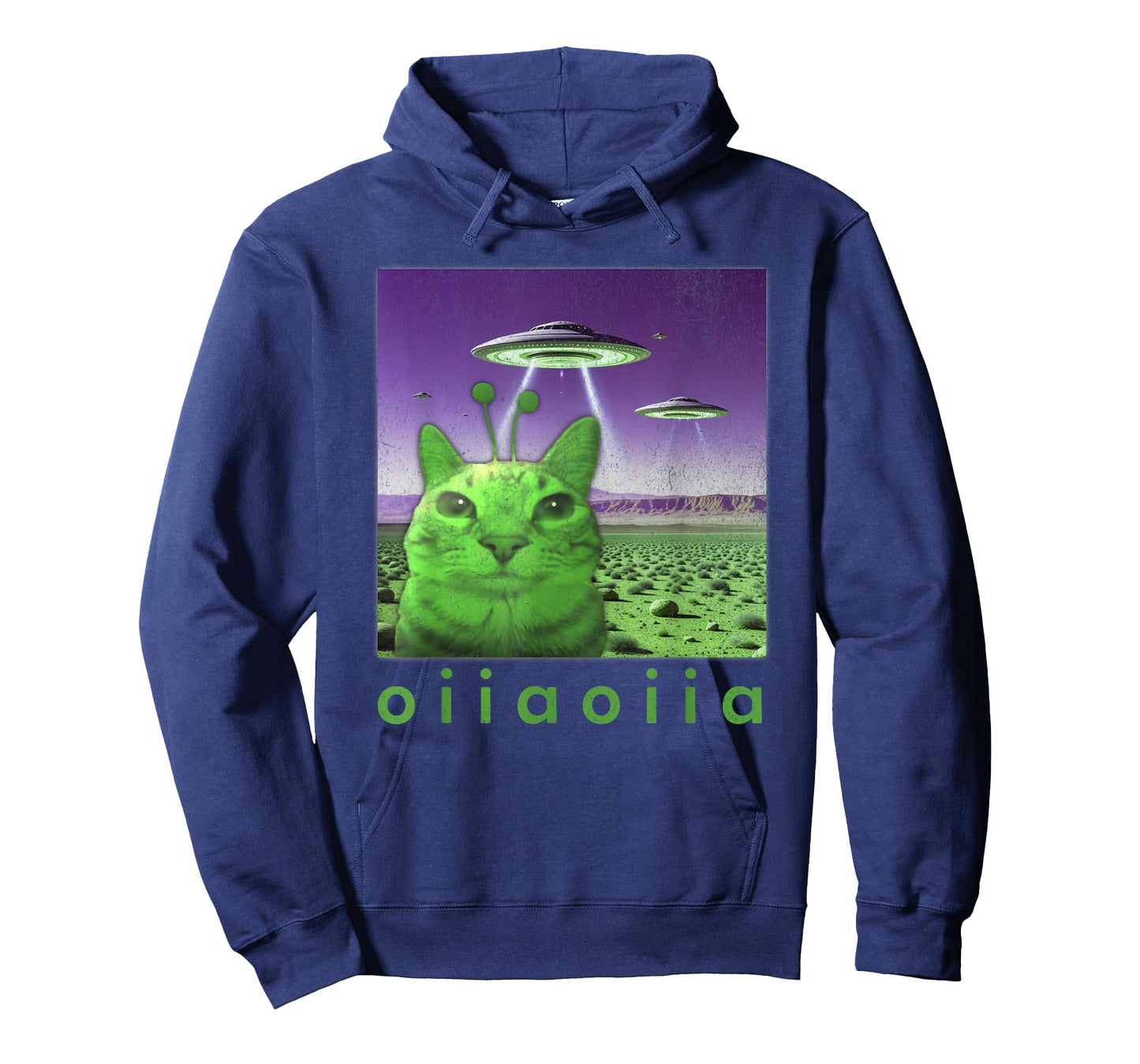 Funny Alien Cat Oiia Oiia Meme Graphic T-Shirt for Men Women