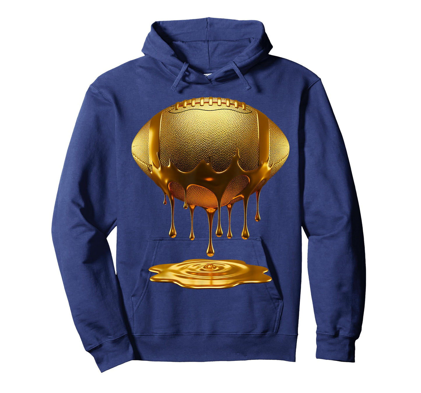 Football Dripping Drip Gold Sport Player Coach Baller T-Shirt