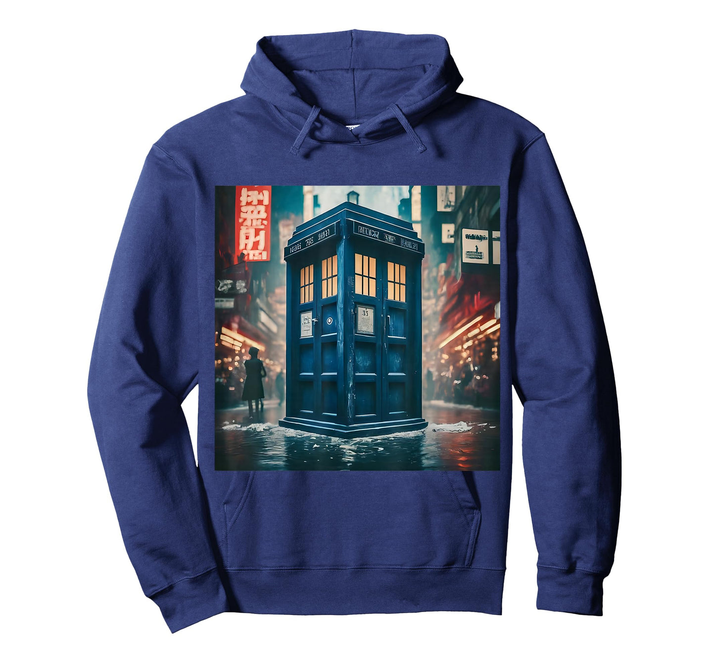 Triweekt ath Tardis in Japan T-Shirt, Small, Black