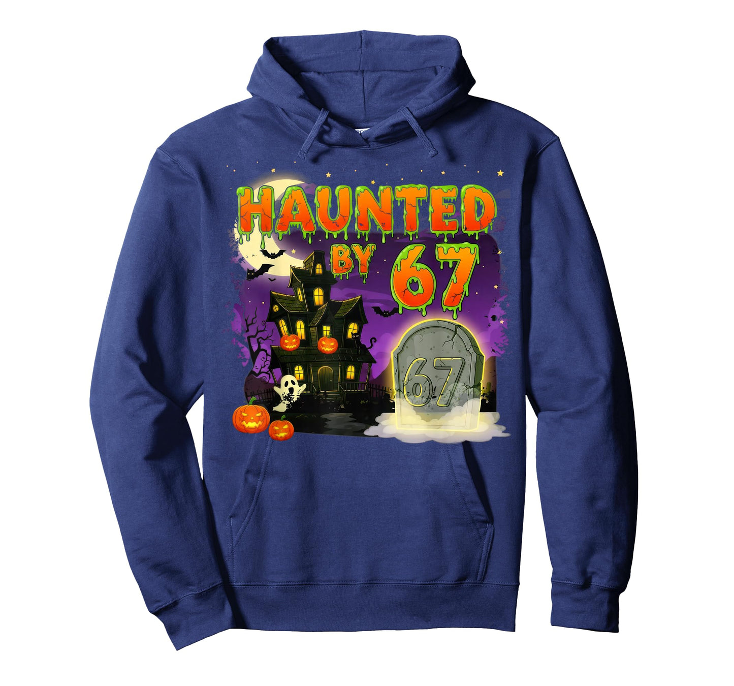 Haunted by 67 โ Funny Ghost and Pumpkin Halloween Costume T-Shirt