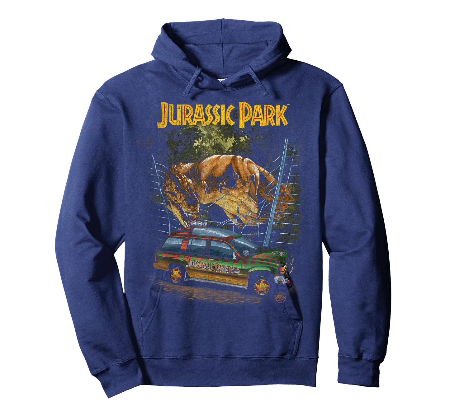 Jurassic Park Vintage T-Rex Break Out T-Shirt Small