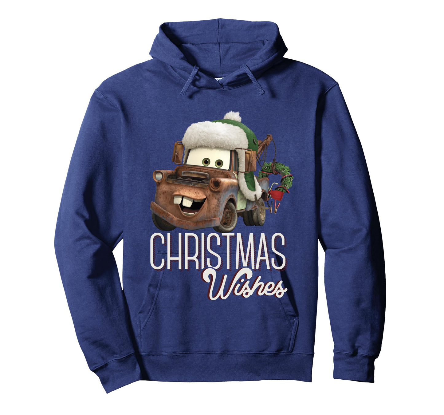 Disney Pixar Cars Tow Mater Christmas Wishes Portrait Long Sleeve T-Shirt