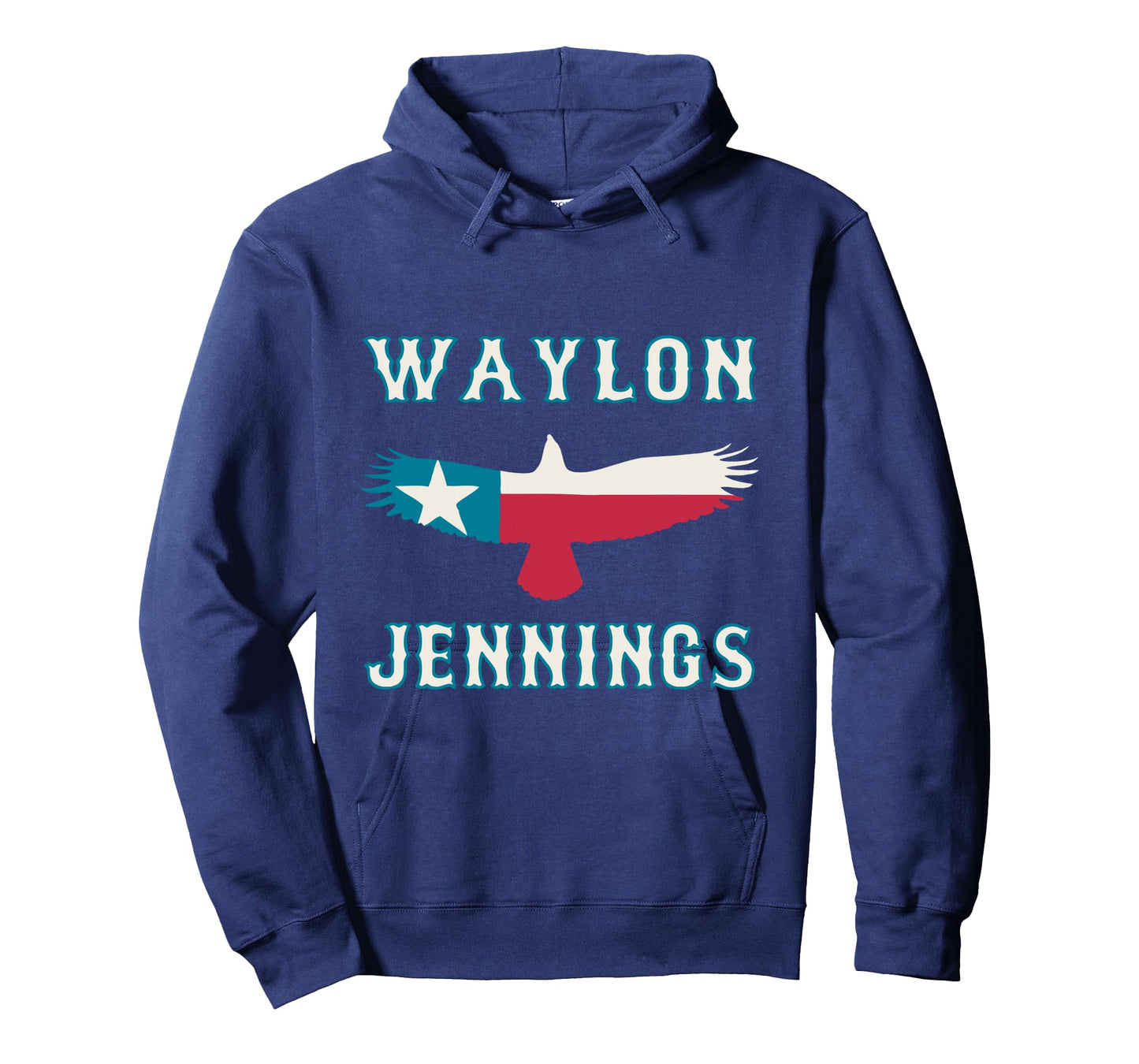Waylon Jennings - Official Merchandise - Texas Eagle Long Sleeve T-Shirt