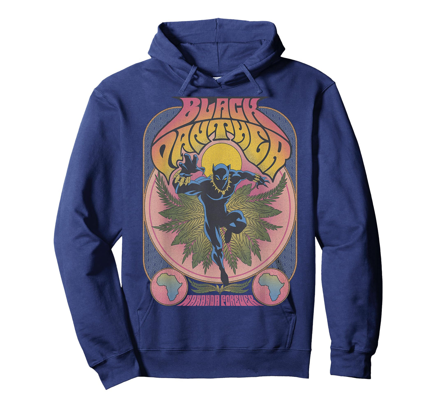 Marvel Black Panther Vintage 70's Poster Style T-Shirt