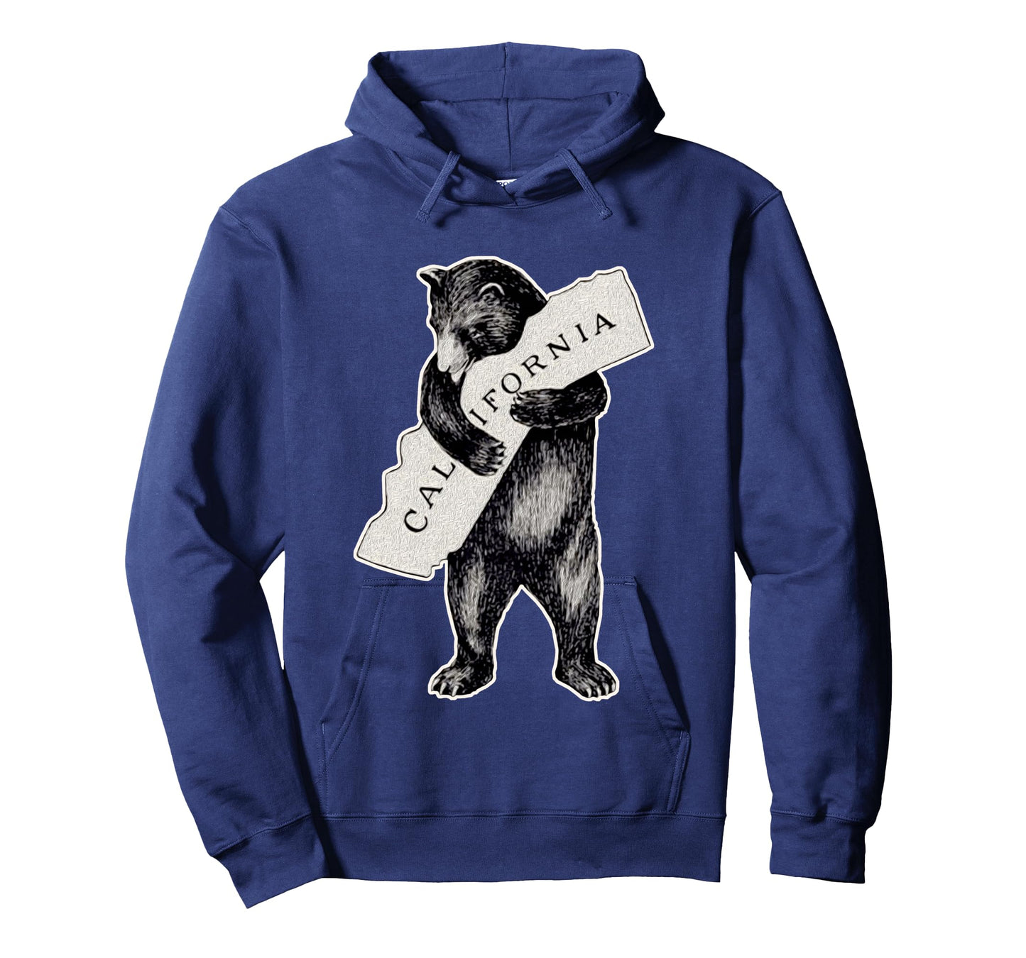 Bear Hug I Love California Shirt Art-Retro Vintage Cali Bear Long Sleeve T-Shirt
