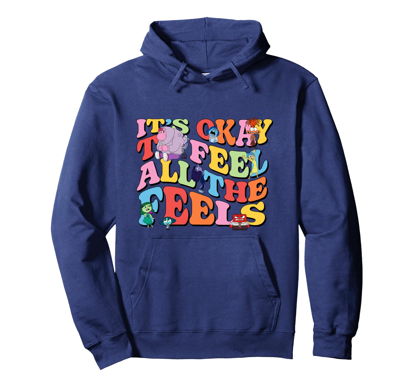 Disney Pixar Inside Out 2 Itโs Okay to Feel All The Feels Long Sleeve T-Shirt