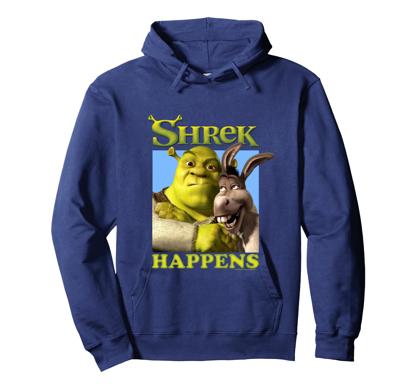 Shrek Happens Donkey Shrek Best Friends Big Chest Poster Long Sleeve T-Shirt