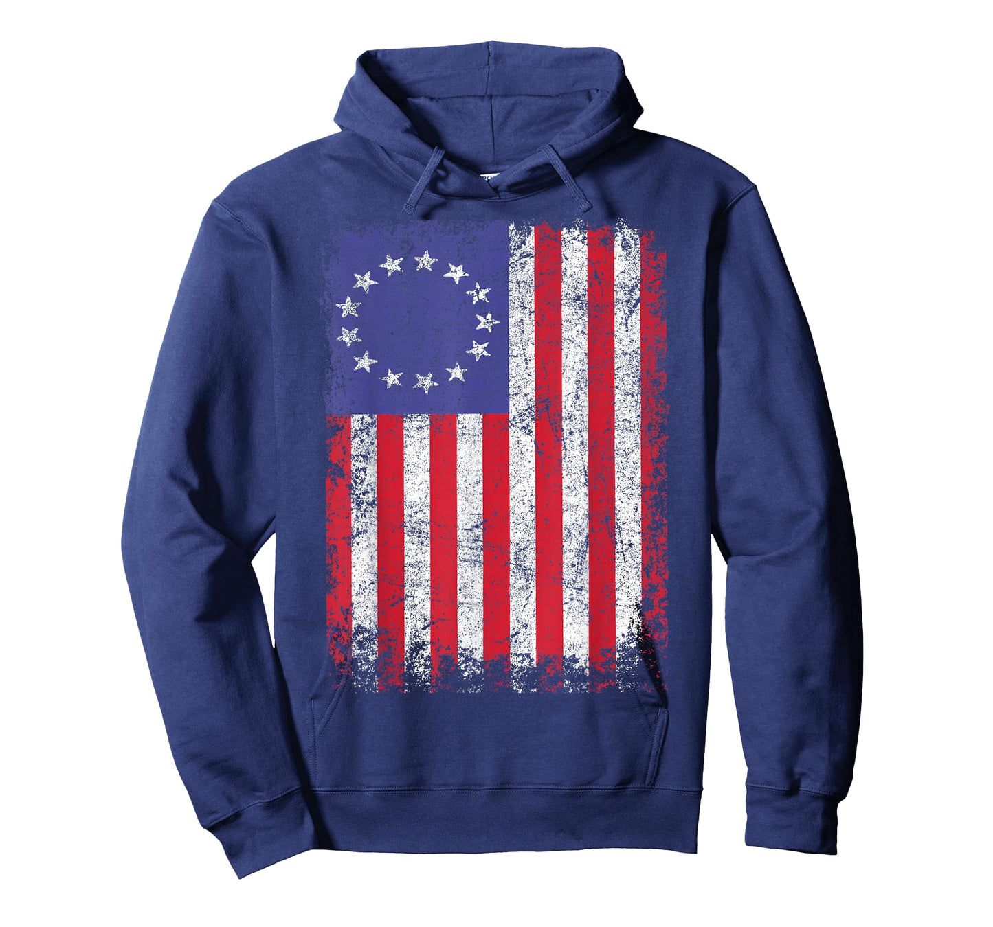 4th of July Patriotic Betsy Ross battle flag 13 colonies T-Shirt