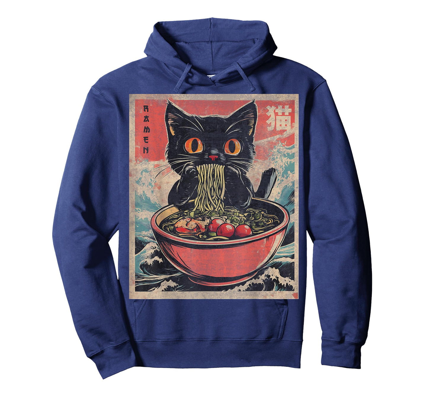 Anime Shirt For Men Women Kids Cat Ramen Noodles Unisex Anime Cat Ramen Japanese Funny Graphic Tees Kawaii Cat Anime Gifts T-Shirt Black XS