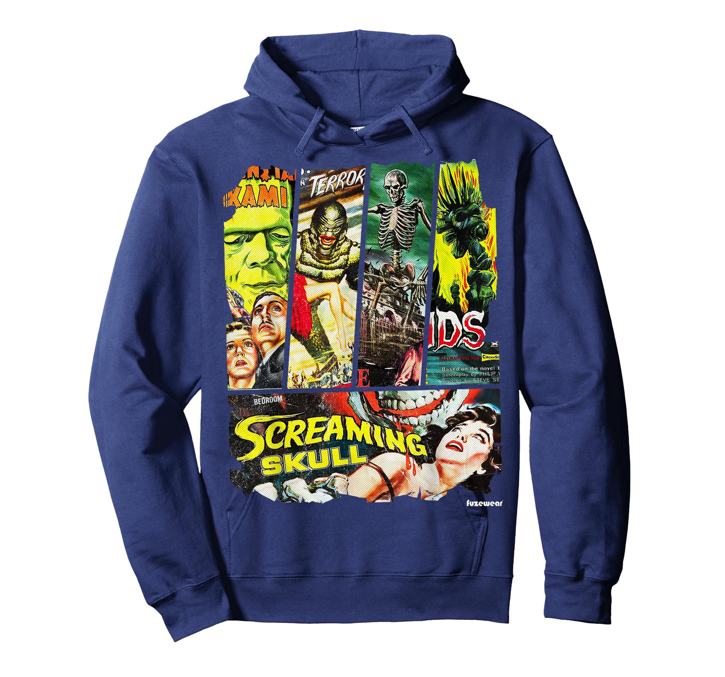 Vintage Style Sci Fi Horror Movie Poster Collage Apparel T-Shirt