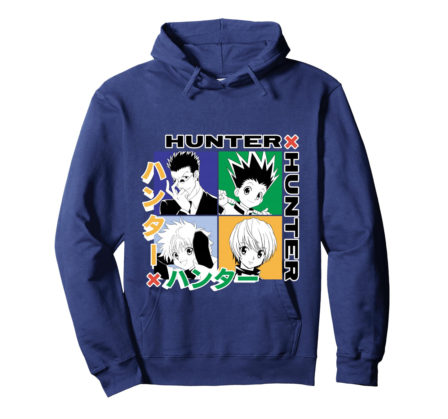Hunter X Hunter Grid Graphic Long Sleeve T-Shirt