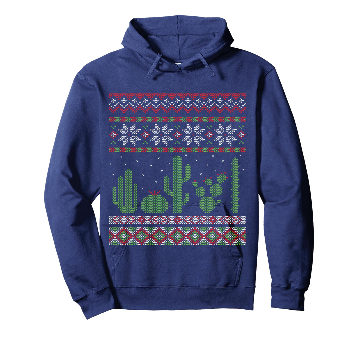 Cactus Ugly Christmas Southwest Cacti Succulent Long Sleeve T-Shirt