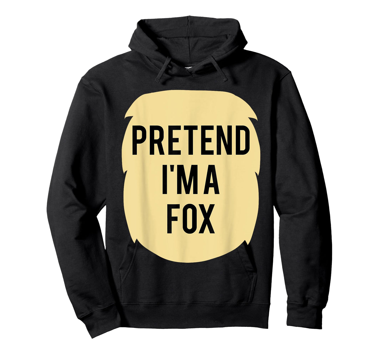 Pretend I'm A Fox Costume Funny Halloween Party T-Shirt