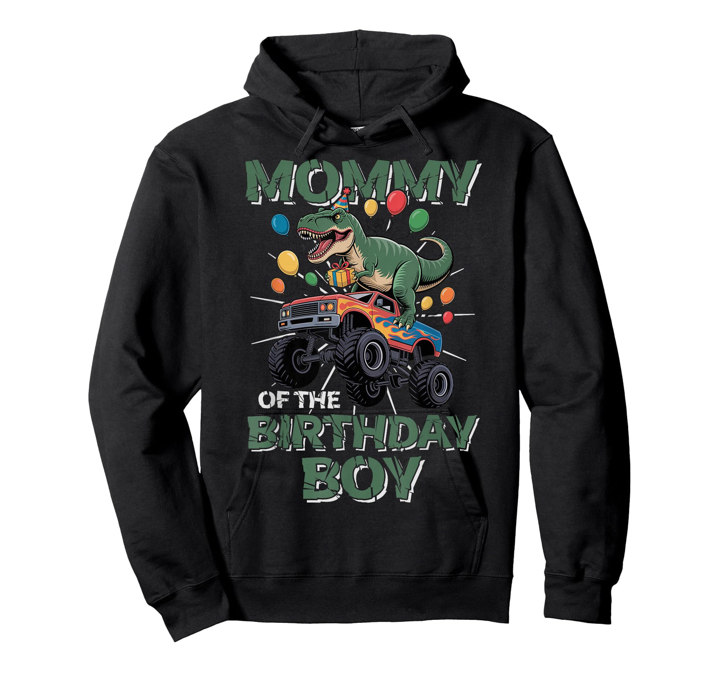Mommy of The Birthday Party Outfit Monster Truck Mom T-Shirt