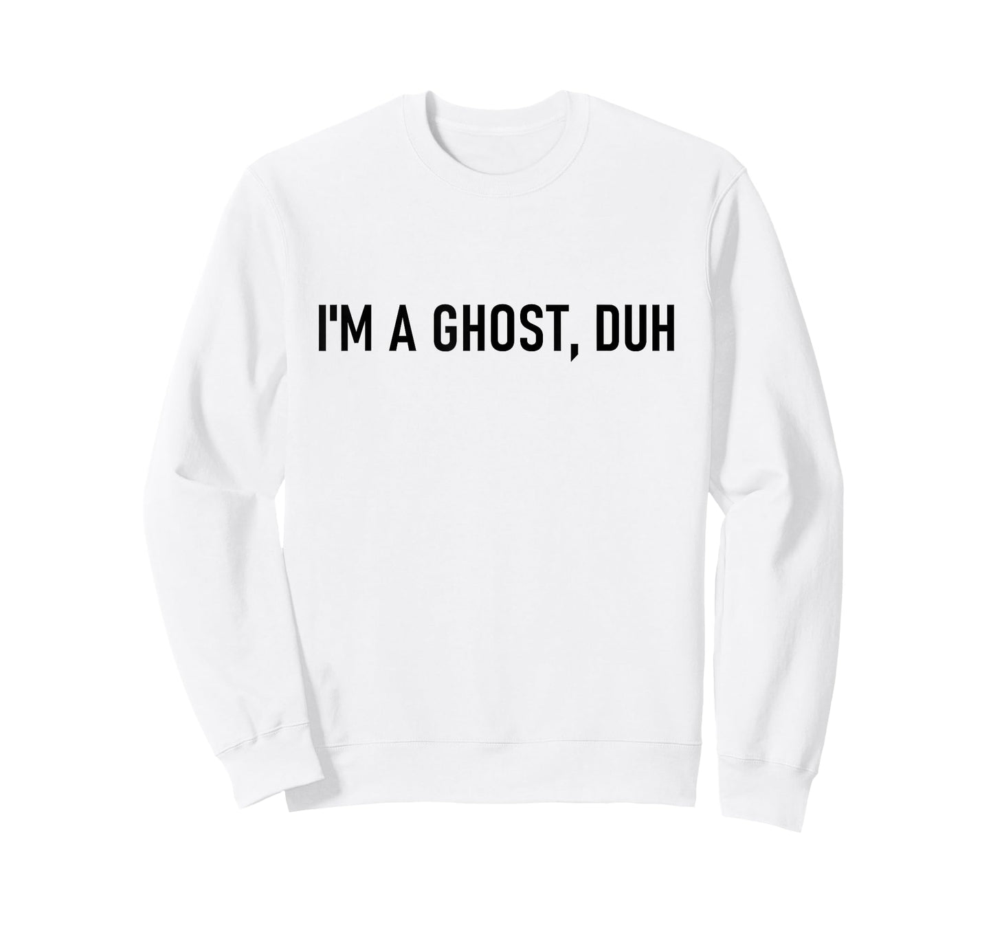 I’m A Ghost Duh Funny Last Minute Halloween Costume T-Shirt