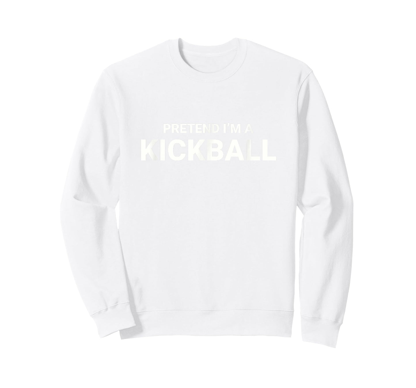 Pretend I’m A Kickball, easy funny lazy halloween costume T-Shirt