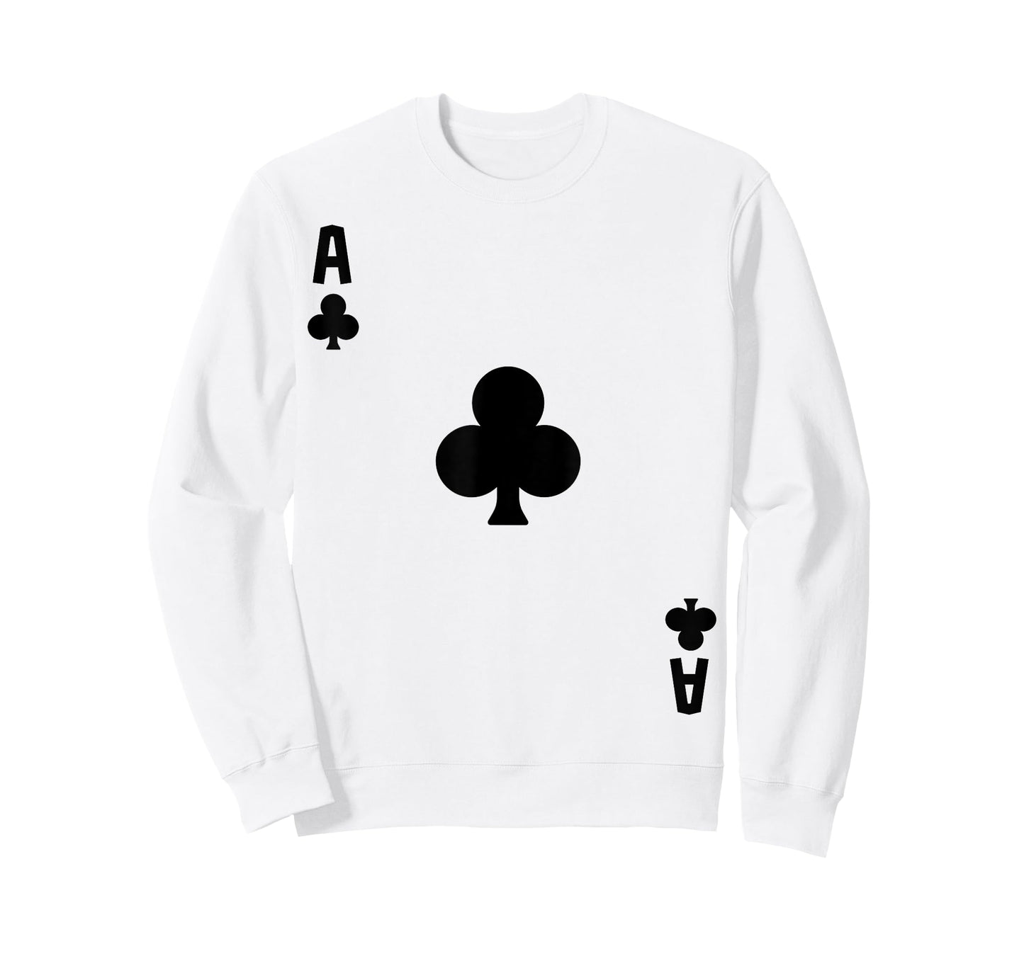 Ace of Clubs Cards Deck Halloween Costume T-Shirt
