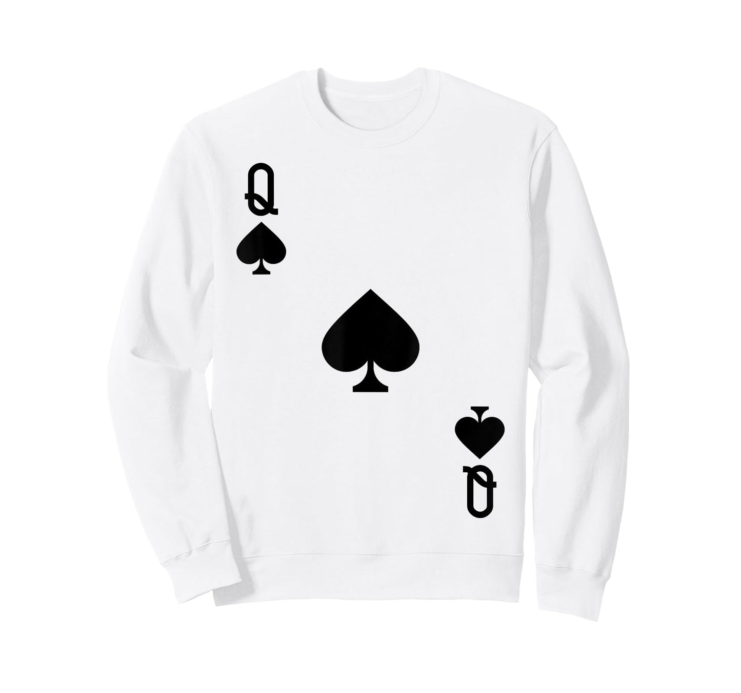 Queen of Spades Costume T-Shirt Halloween Deck of Cards T-Shirt