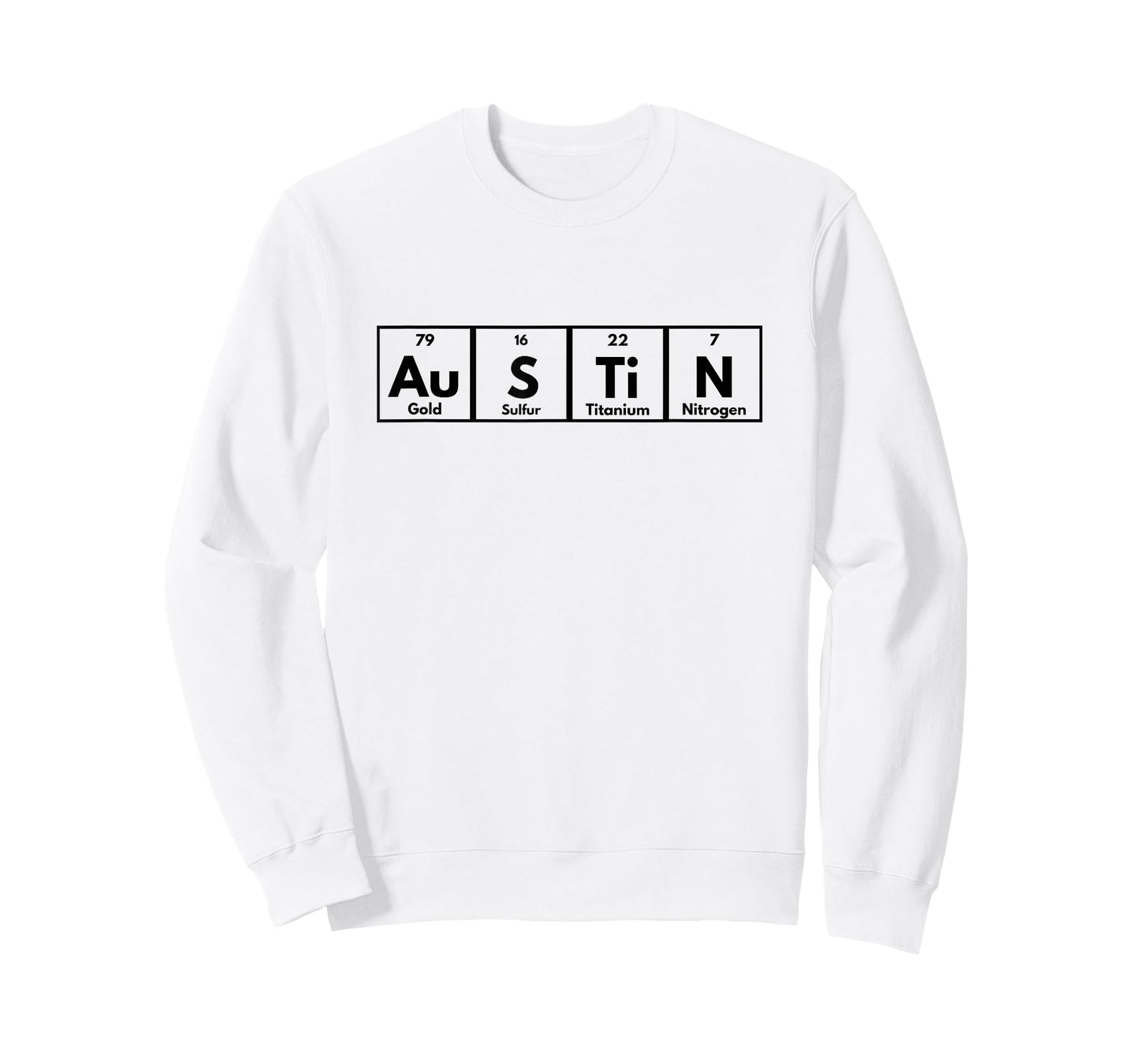 Austin Texas Periodic Table Name T-Shirt