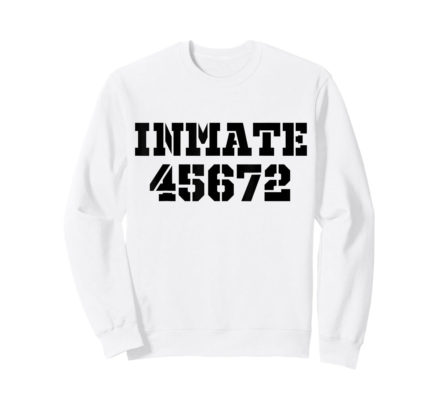 Jail Inmate 45672 Funny Prisoner Halloween Prison Costume T-Shirt