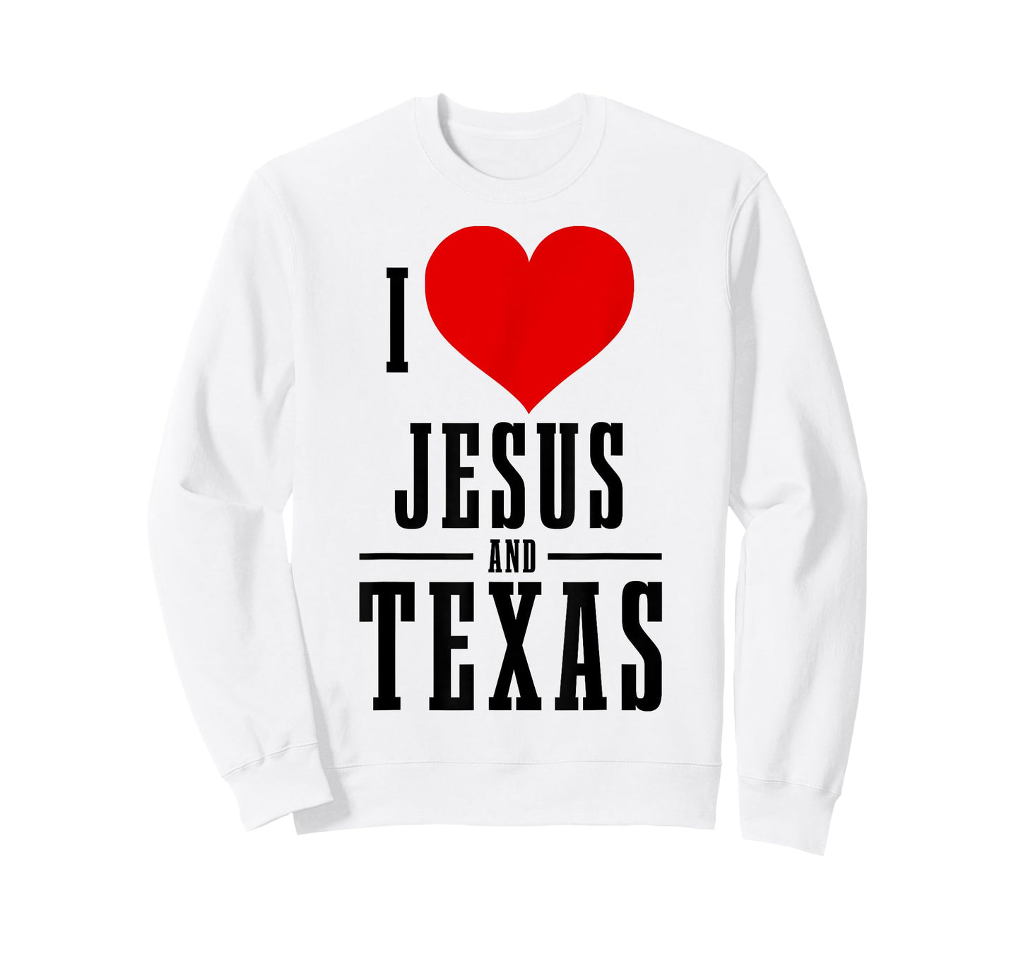 Texas Pride I Love Jesus And Texas TX Patriotic Christian T-Shirt