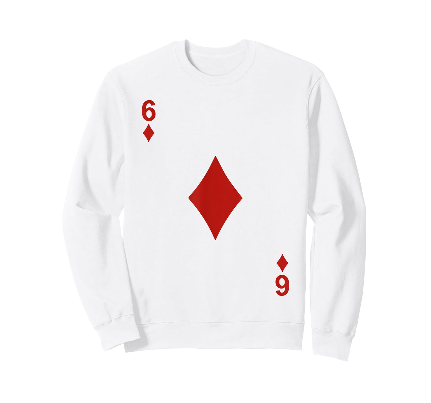 Six of Diamonds 6 Blackjack Playing Cards Tshirt