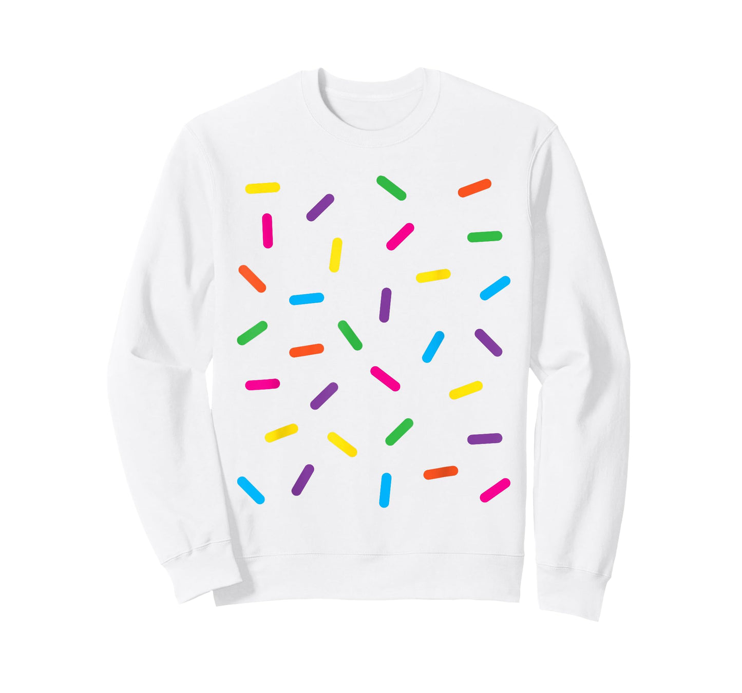 Funny Ice Cream Rainbow Sprinkles Jimmies Halloween Costume Men Women Kids T-Shirt