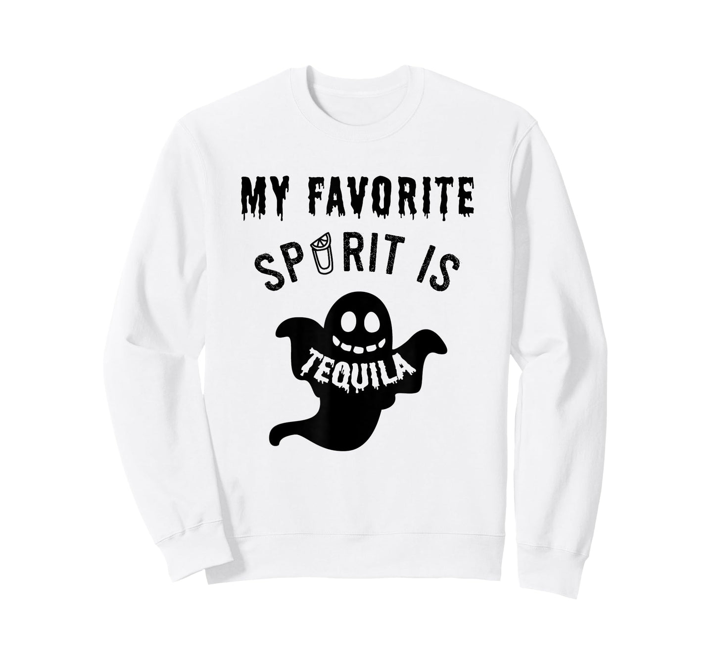 Favorite Spirit Tequila / Ghost Costume Halloween Drinking T-Shirt