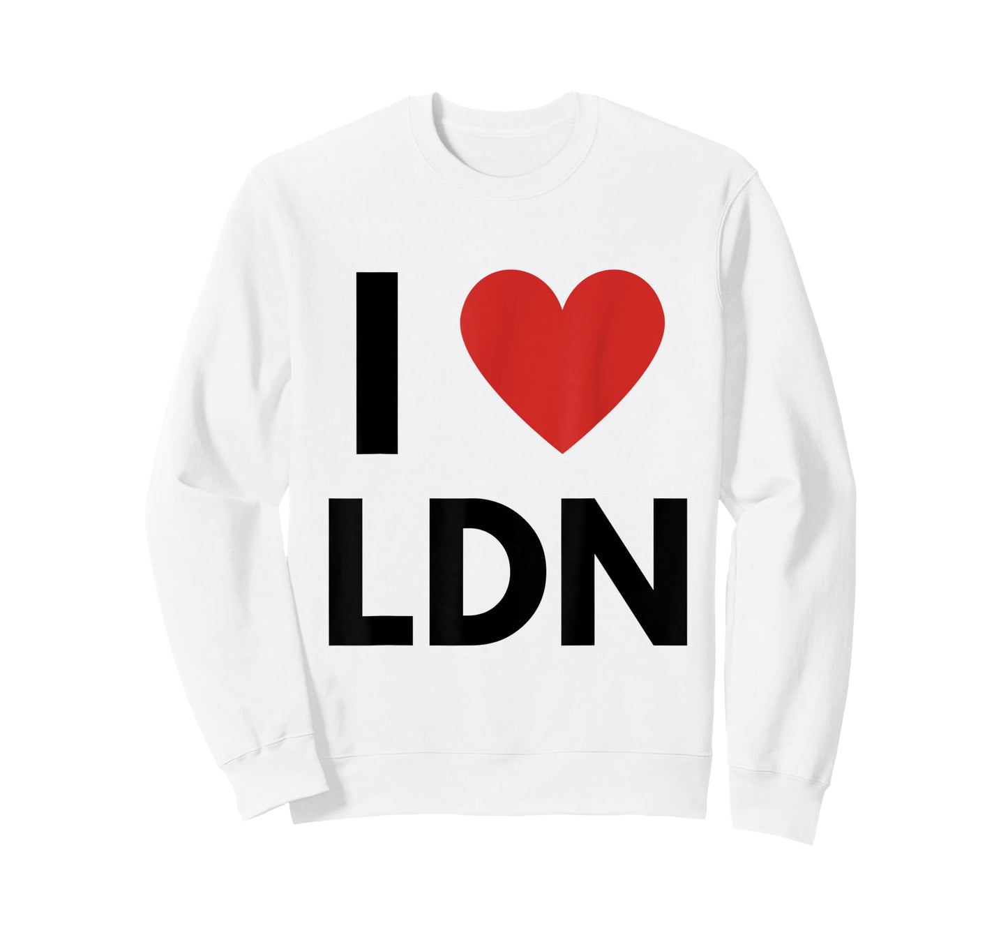 I Love LDN Heart London Love Fan Apparel T-Shirt