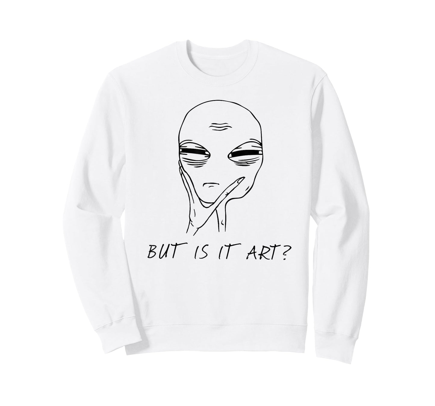 But Is It Art Funny Alien Critic Reviewer Meme T-Shirt T-Shirt