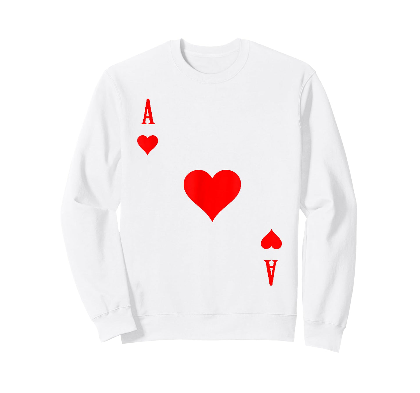 Ace of Hearts Costume Funny Poker Card Deck T-Shirt