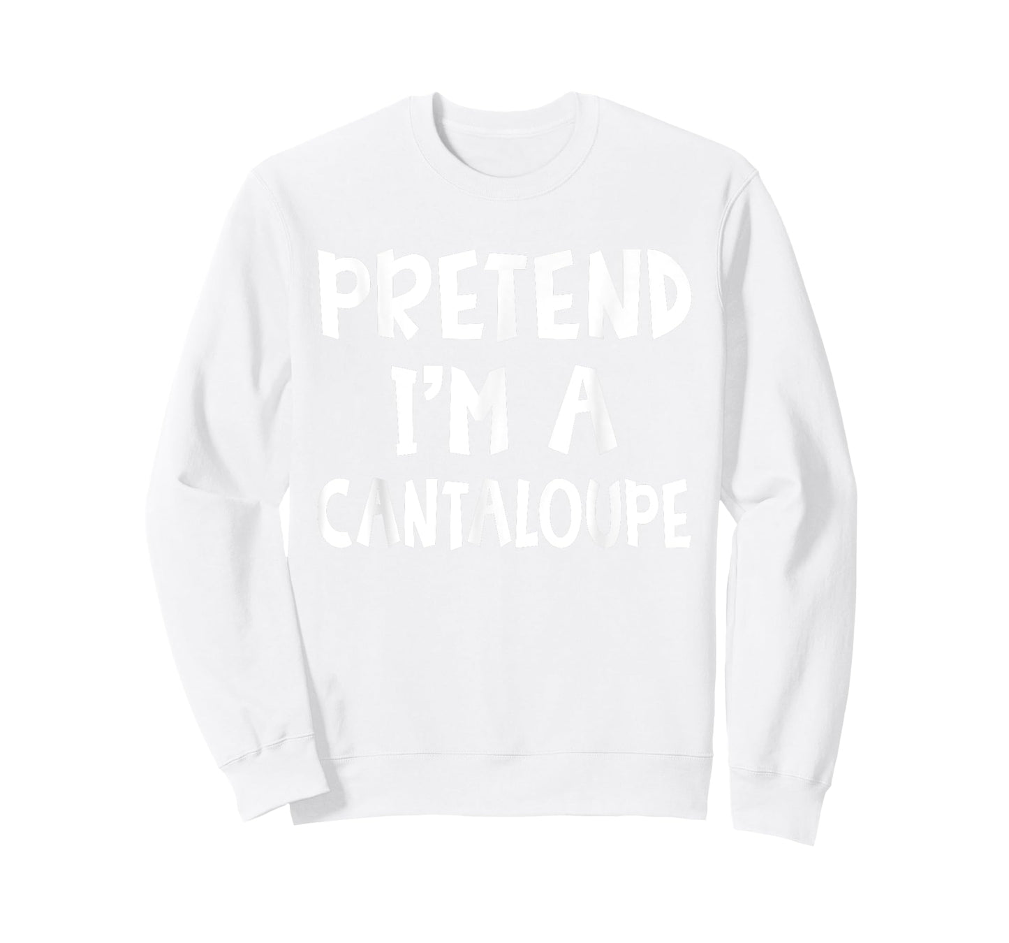 Pretend I'm A Cantaloupe Matching Costume Lazy Halloween T-Shirt