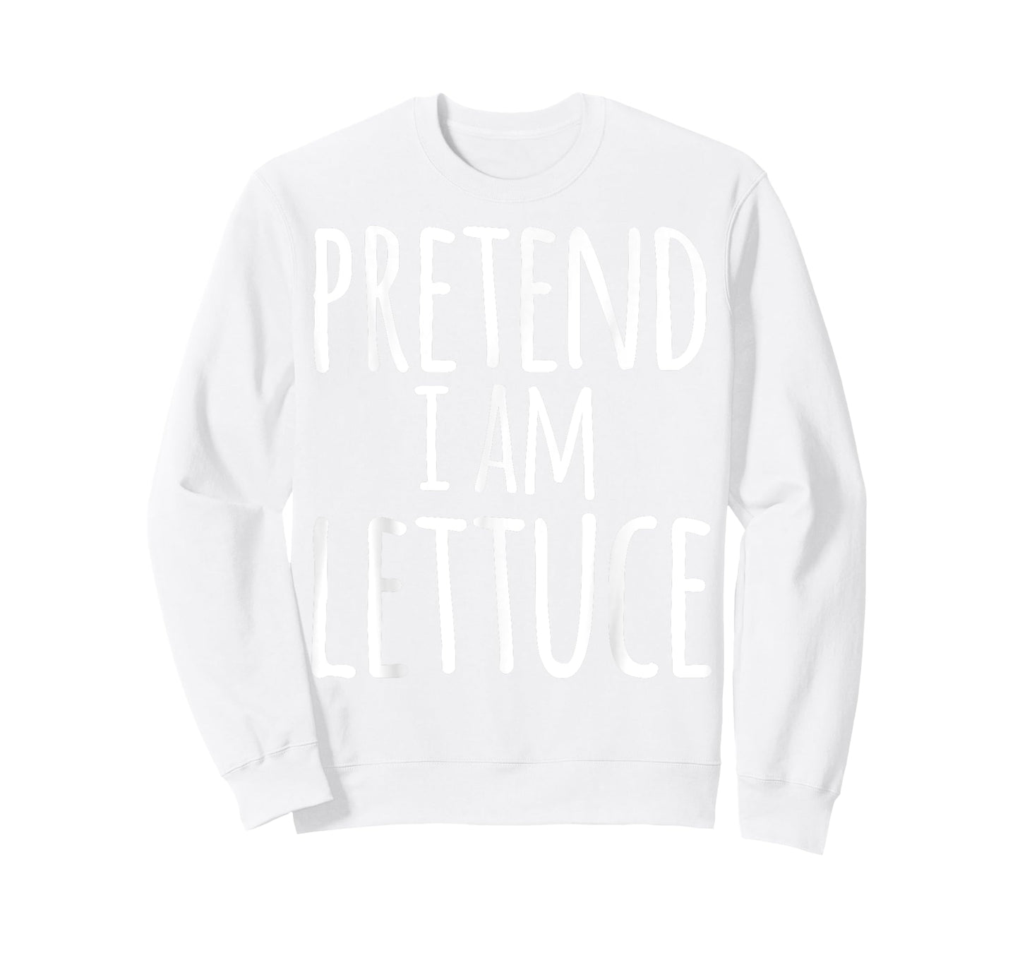 Funny Easy Lazy Halloween PRETEND I AM LETTUCE Costume T-Shirt