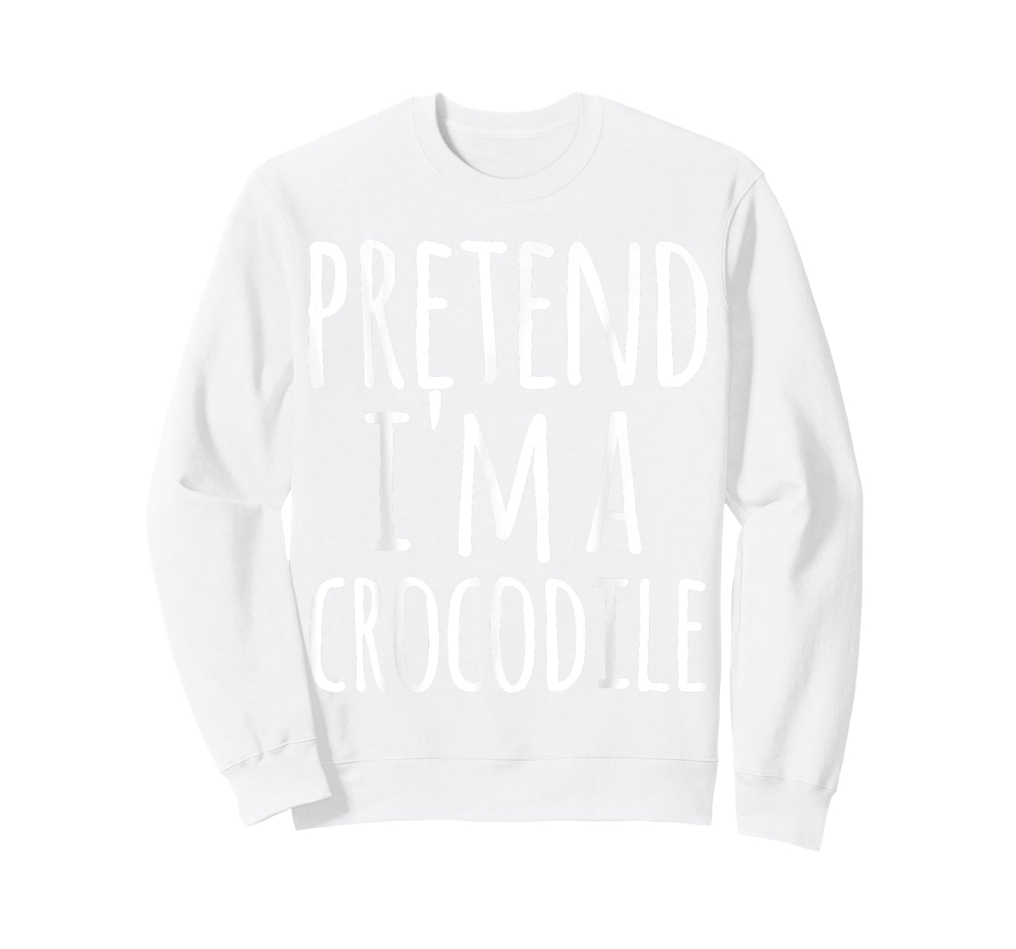 Funny Easy Lazy Halloween PRETEND I'M A CROCODILE COSTUME T-Shirt