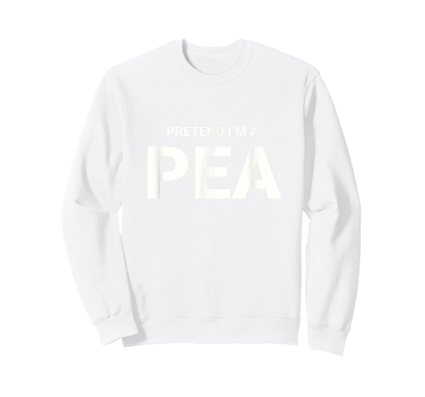 Pretend I’m A Pea, easy funny lazy halloween costume T-Shirt